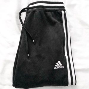 adidas three strip joggers
